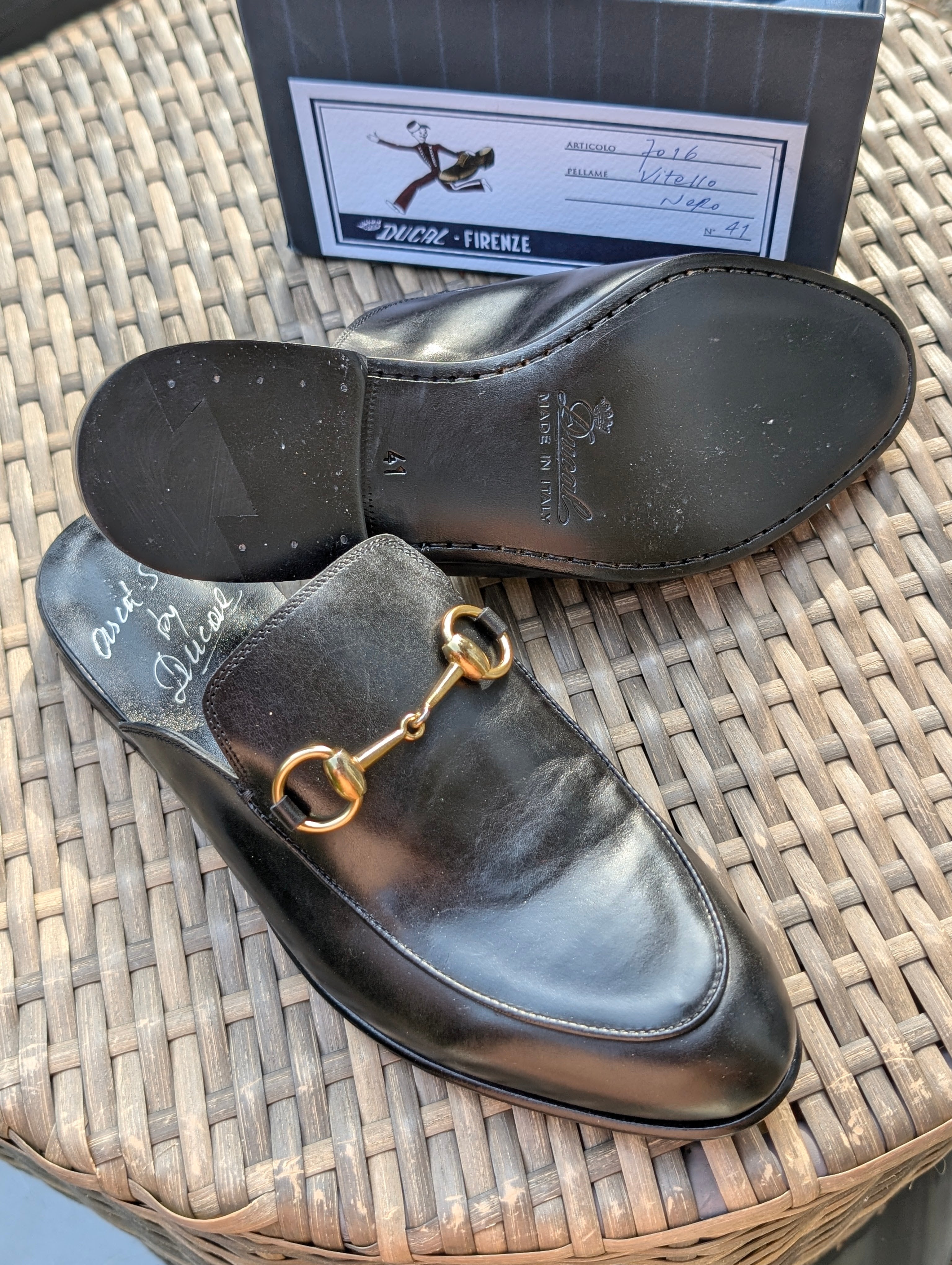 Ascot Vitello - Black Leather , UK 7 - Ascot Shoes