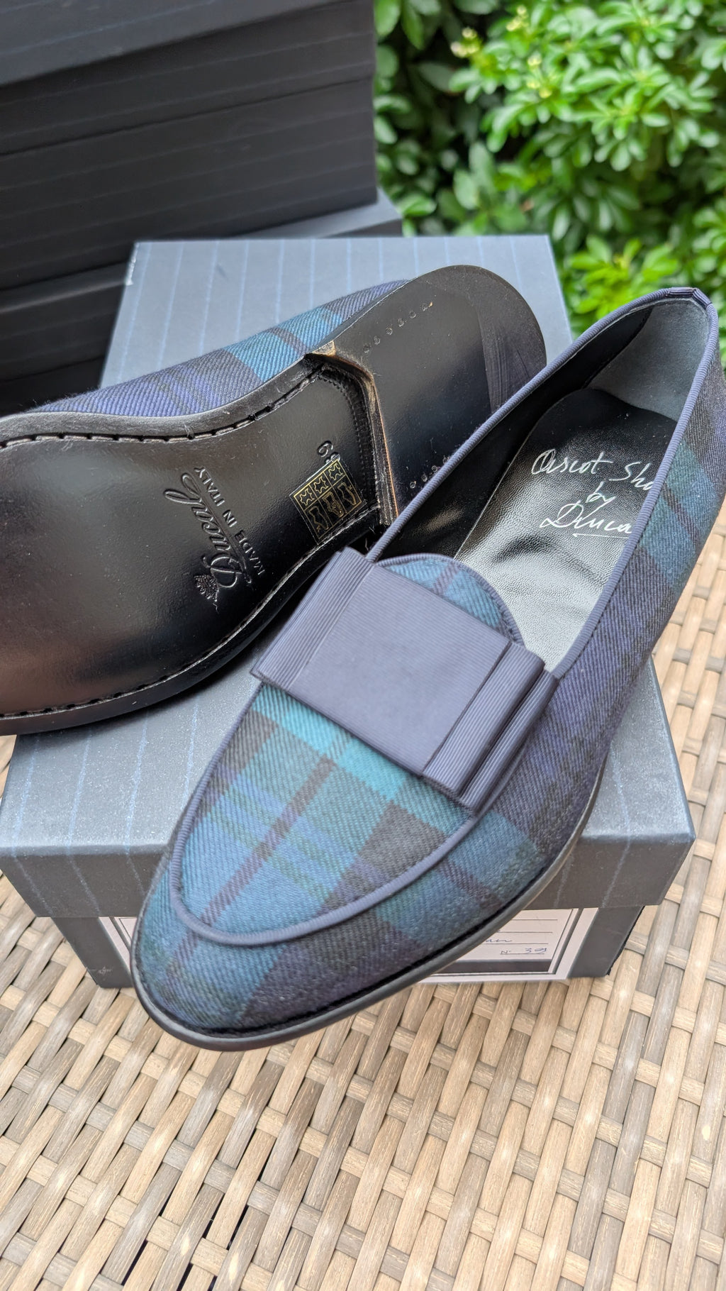 Ascot Pavia - Tartan Fabric, UK 5 - Ascot Shoes