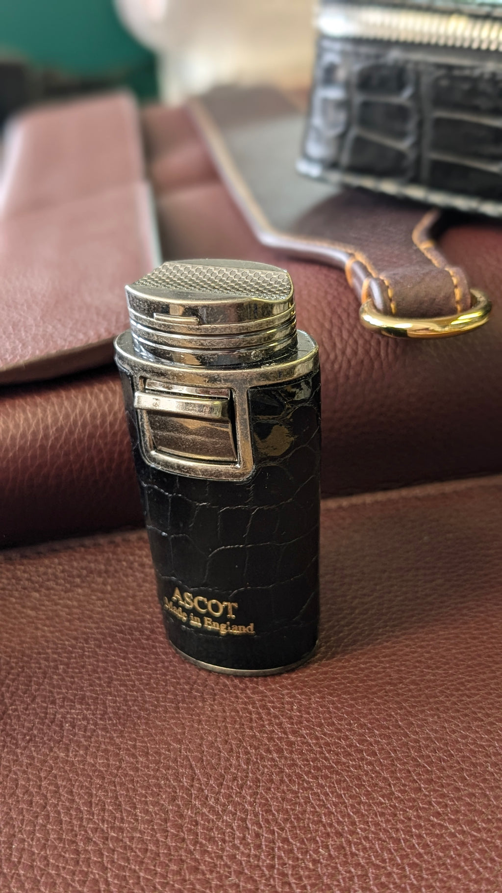 Ascot Lighter - Black Crocodile - Ascot Shoes