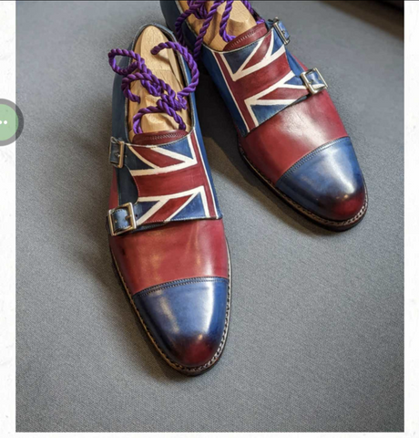 Eugenio Invoice: 2 Pairs of Customs Made a shoes in Philippines Flag
