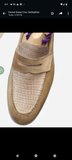 Daniel Invoice: UK9 Tan Loafers with Tan Crocodile - Ascot Shoes