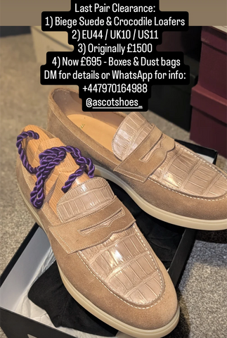 Fernando Invoice Biege Loafers EU44. Shipping