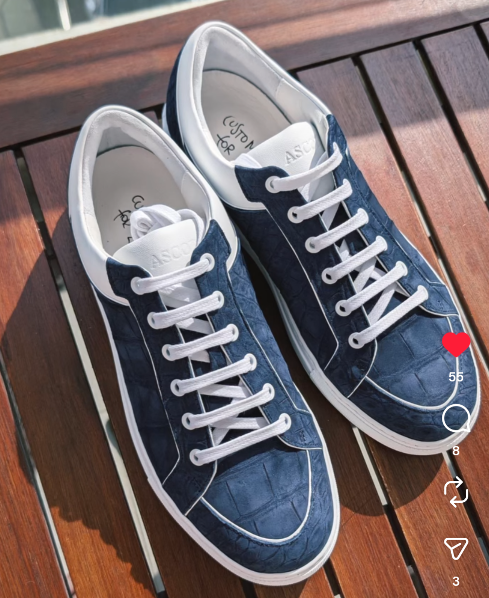 Abderrahmane: 2 pairs loafer's & Sneakers invoice - Ascot Shoes