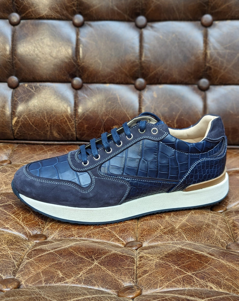 Ascot Sneakers - Blue Combination, UK 10 - Ascot Shoes