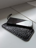 Phone Pouch - Black Crocodile - Ascot Shoes