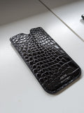 Phone Pouch - Black Crocodile - Ascot Shoes