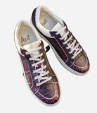 Ascot Sneakers - Purple Alligator - Ascot Shoes