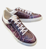 Ascot Sneakers - Purple Alligator - Ascot Shoes