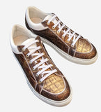 Ascot Sneakers - Deep Gold Alligator - Ascot Shoes