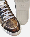 Ascot Sneakers - Deep Gold Alligator - Ascot Shoes