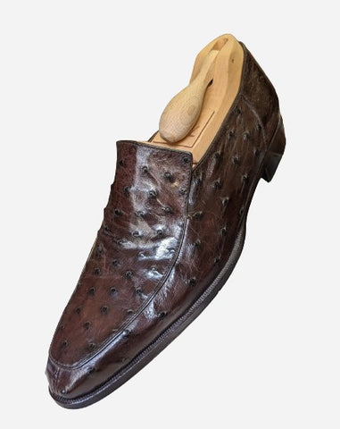 Ascot Agrigento - Dark Brown Ostrich