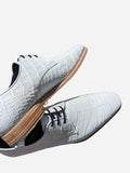 Ascot Andrew - White Alligator - Ascot Shoes