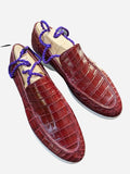 Ascot Cannes - Red Cherry Crocodile - Ascot Shoes