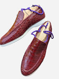 Ascot Cannes - Red Cherry Crocodile - Ascot Shoes