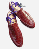 Ascot Cannes - Red Cherry Crocodile - Ascot Shoes