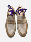 Ascot Sunseeker - Beige Crocodile & Beige Suede - Ascot Shoes