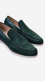 Ascot Cannes - Green Crocodile - Ascot Shoes