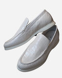 Ascot Cannes - White Crocodile - Ascot Shoes