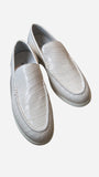 Ascot Cannes - White Crocodile - Ascot Shoes