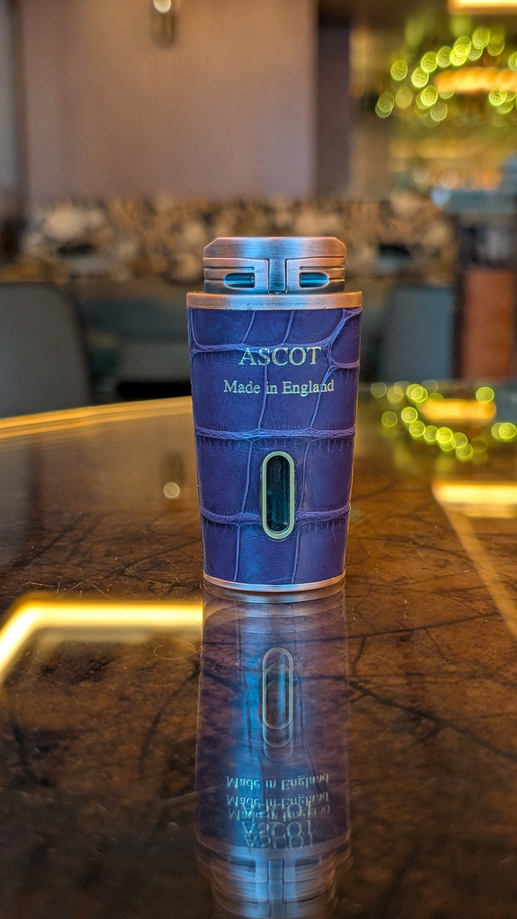 Ascot Lighter - Purple Crocodile - Ascot Shoes