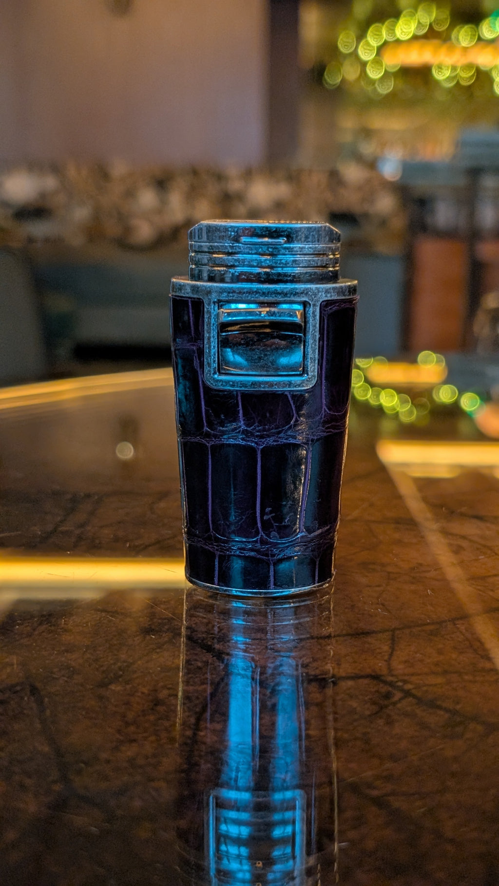 Ascot Lighter - Deep Purple Crocodile - Ascot Shoes