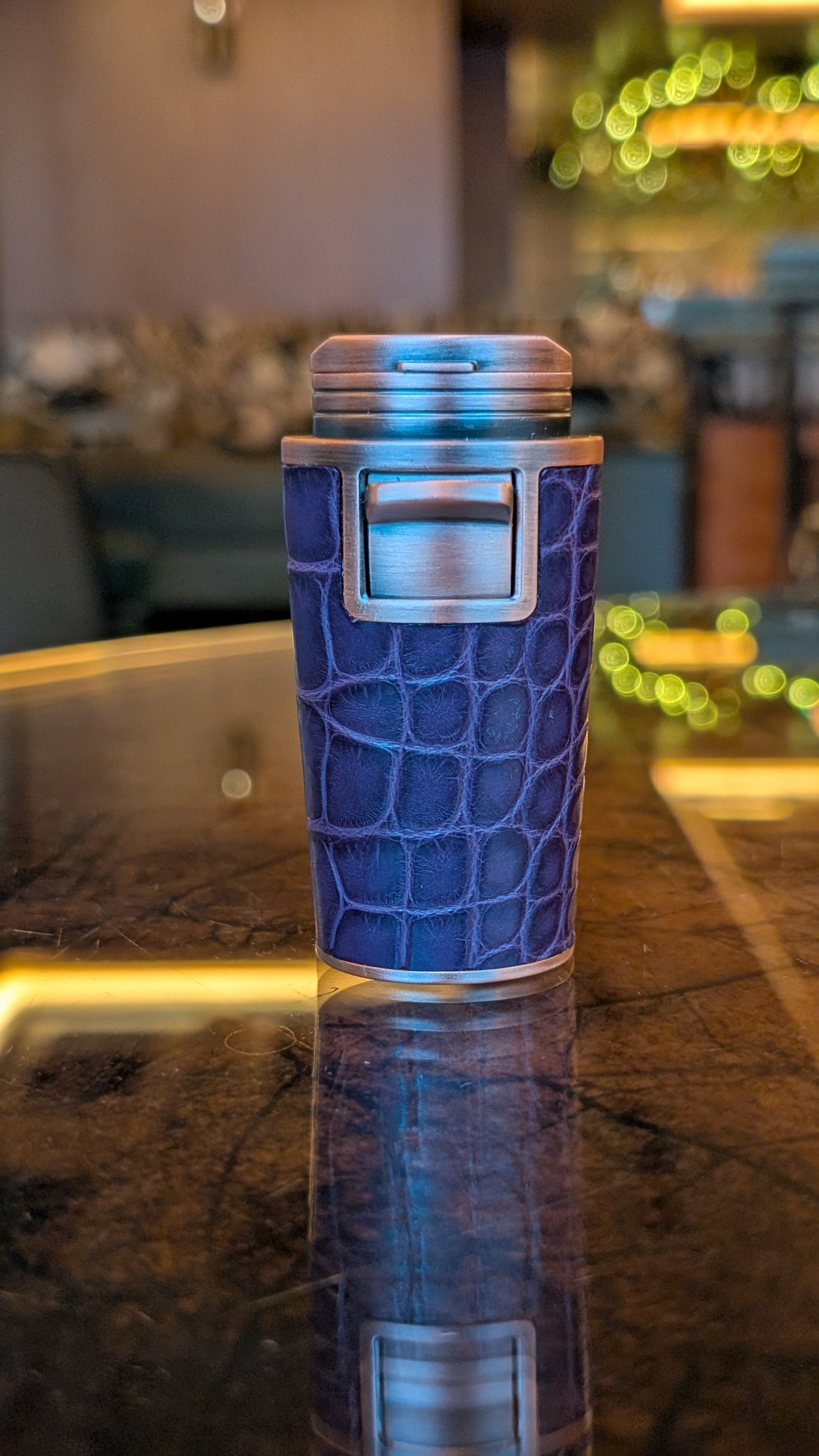 Ascot Lighter - Purple Crocodile - Ascot Shoes