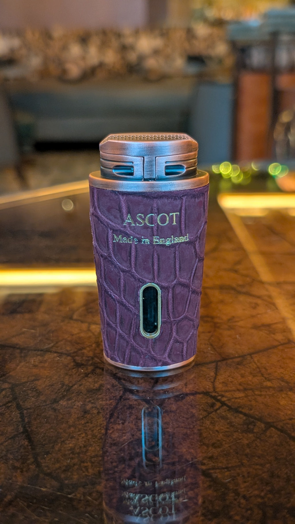 Ascot Lighter - Violet Crocodile - Ascot Shoes