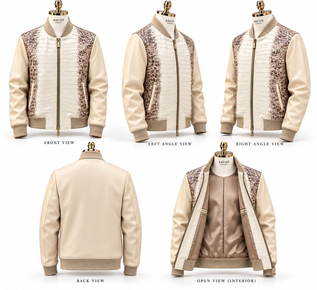 Himalayan Crocodile Bomber Jacket - Ascot Shoes