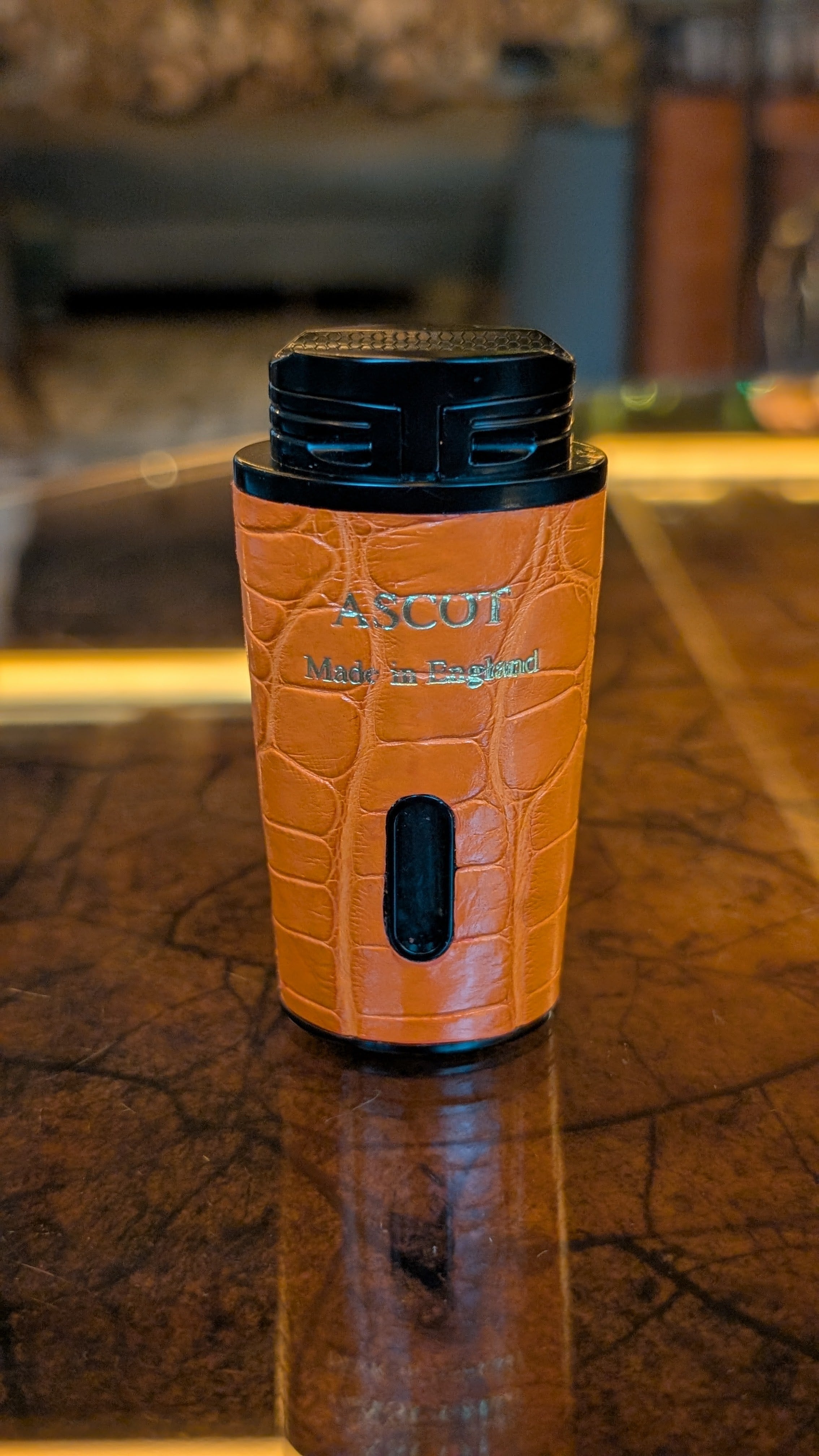 Ascot Lighter - Cognac Tan Crocodile - Ascot Shoes