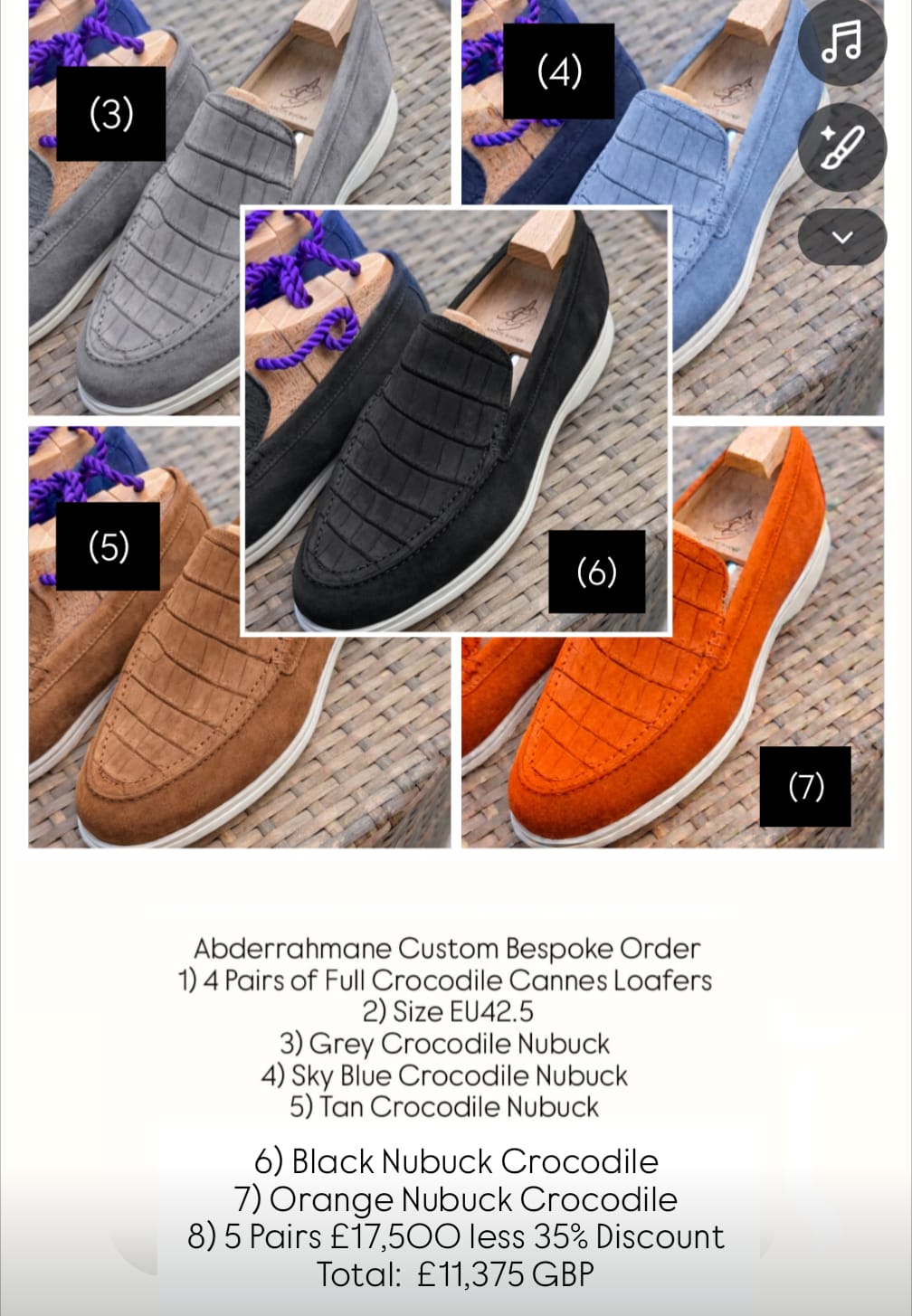Invoice for Abderrahmane - Ascot Shoes