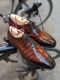 Ascot Wholecut - Bourbon Patina Finished - Ascot Shoes