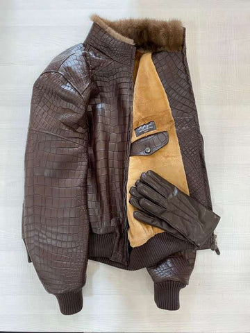 Ascot Crocodile Jacket