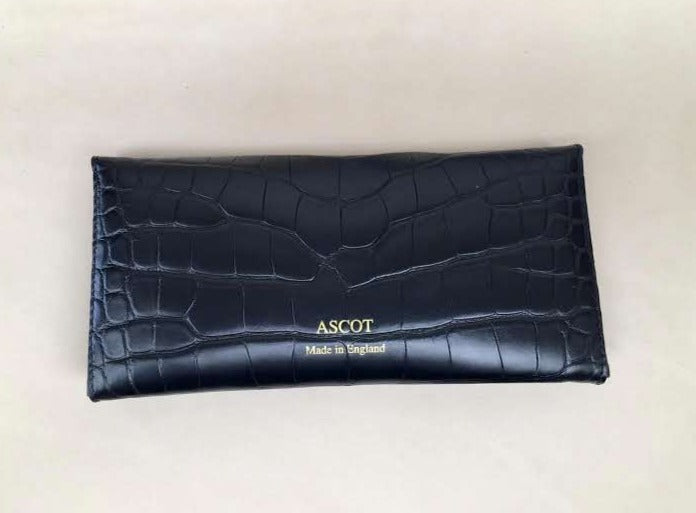 Glass Case - Black Alligator - Ascot Shoes