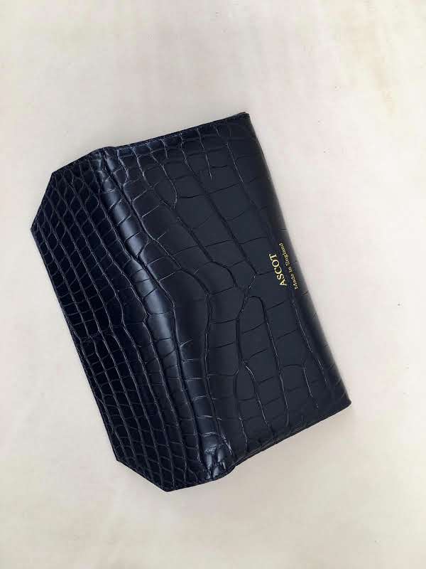 Glass Case - Black Alligator - Ascot Shoes