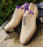 Ascot Wholecut - Cream Crust - Ascot Shoes