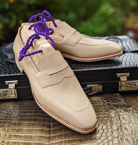 Ascot Wholecut Loafer - Cream Crust