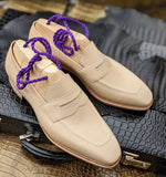 Ascot Wholecut Loafer - Cream Crust - Ascot Shoes