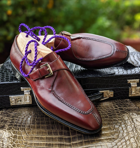 Ascot Andre - Burgundy Calf