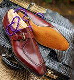 Ascot Andre - Burgundy Calf - Ascot Shoes