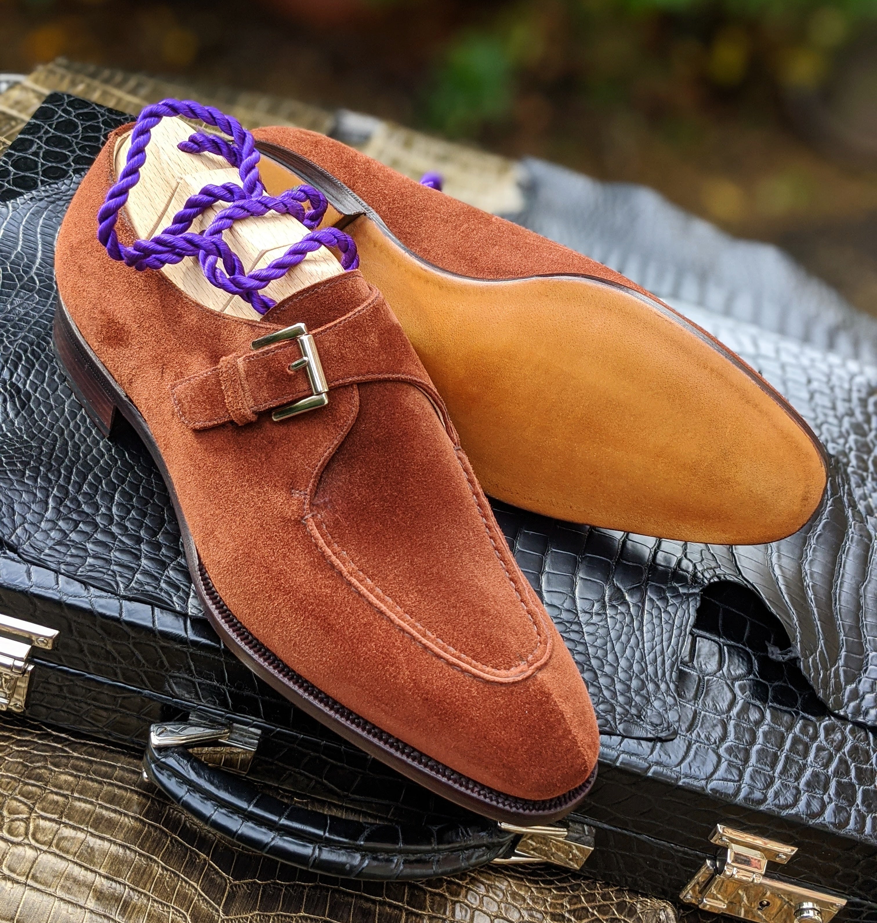 Ascot Andre - Cognac Suede - Ascot Shoes