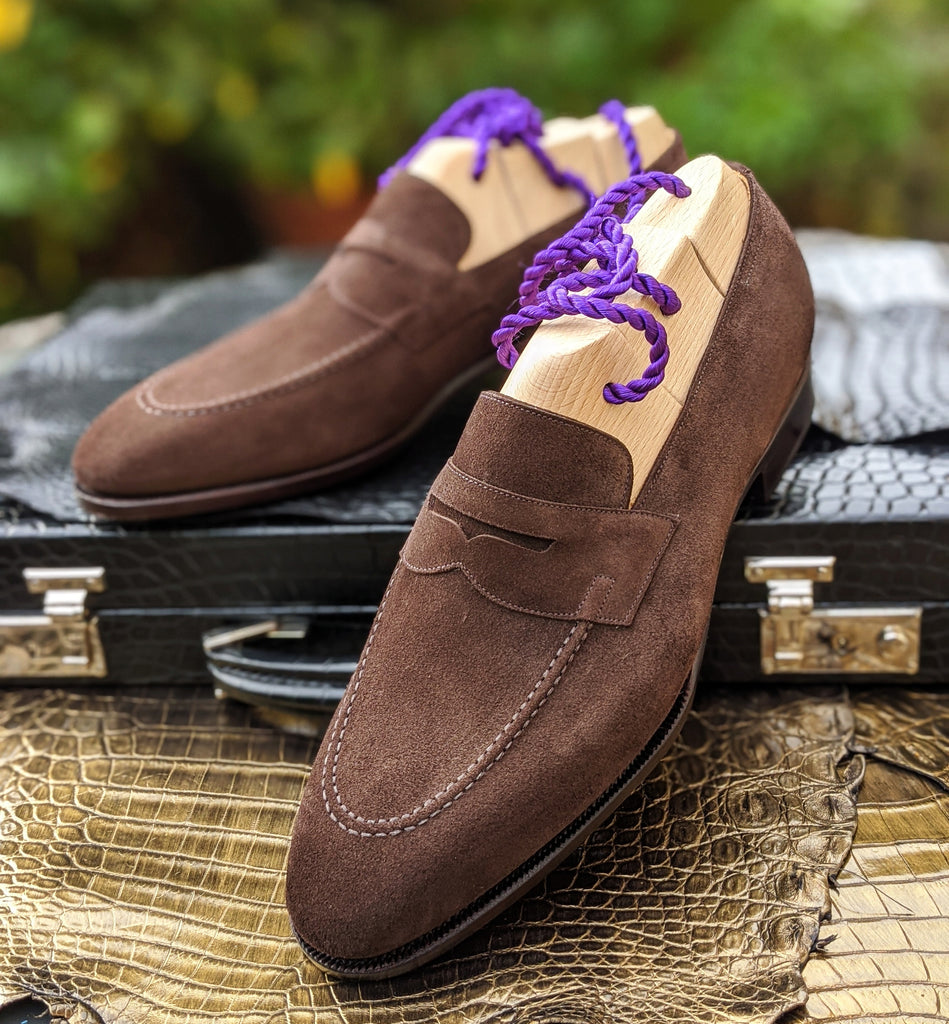 Ascot Sinatra - Brown Suede - Ascot Shoes