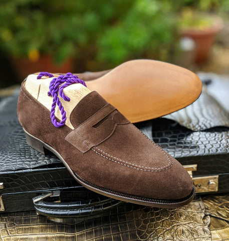 Ascot Sinatra - Brown Suede