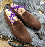 Ascot Sinatra - Brown Suede - Ascot Shoes