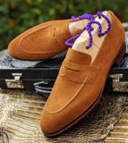 Ascot Sinatra - Camel Suede - Ascot Shoes