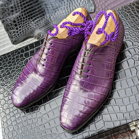 Ascot Wholecut - Mauve Alligator