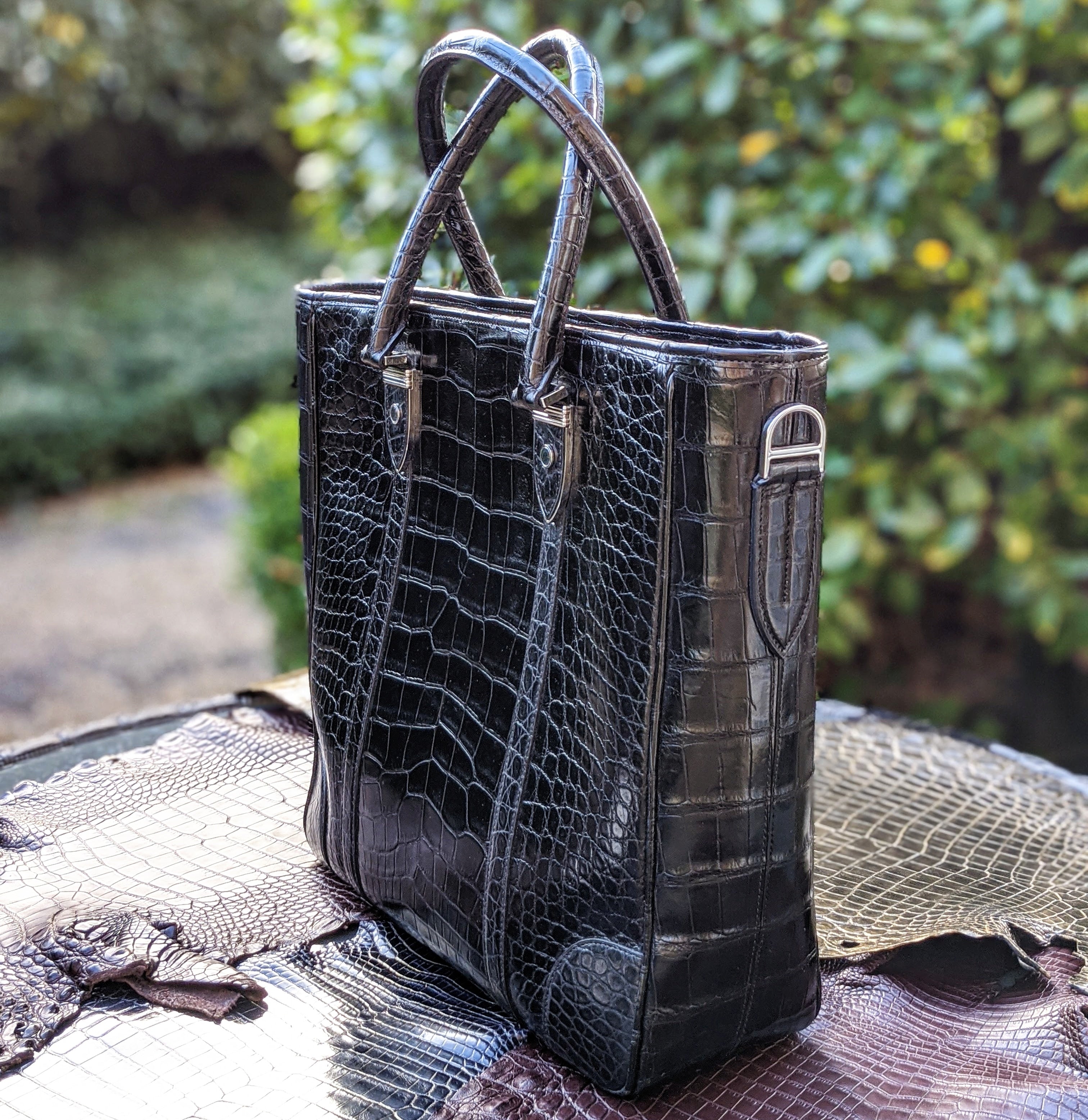 Weekend Traveller - Black Crocodile - Ascot Shoes
