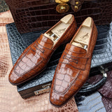 Ascot Sinatra - Cognac Alligator - Ascot Shoes