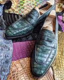 Ascot Sinatra - Green Alligator - Ascot Shoes