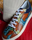 Ascot Sneakers - Chilean Python - Ascot Shoes