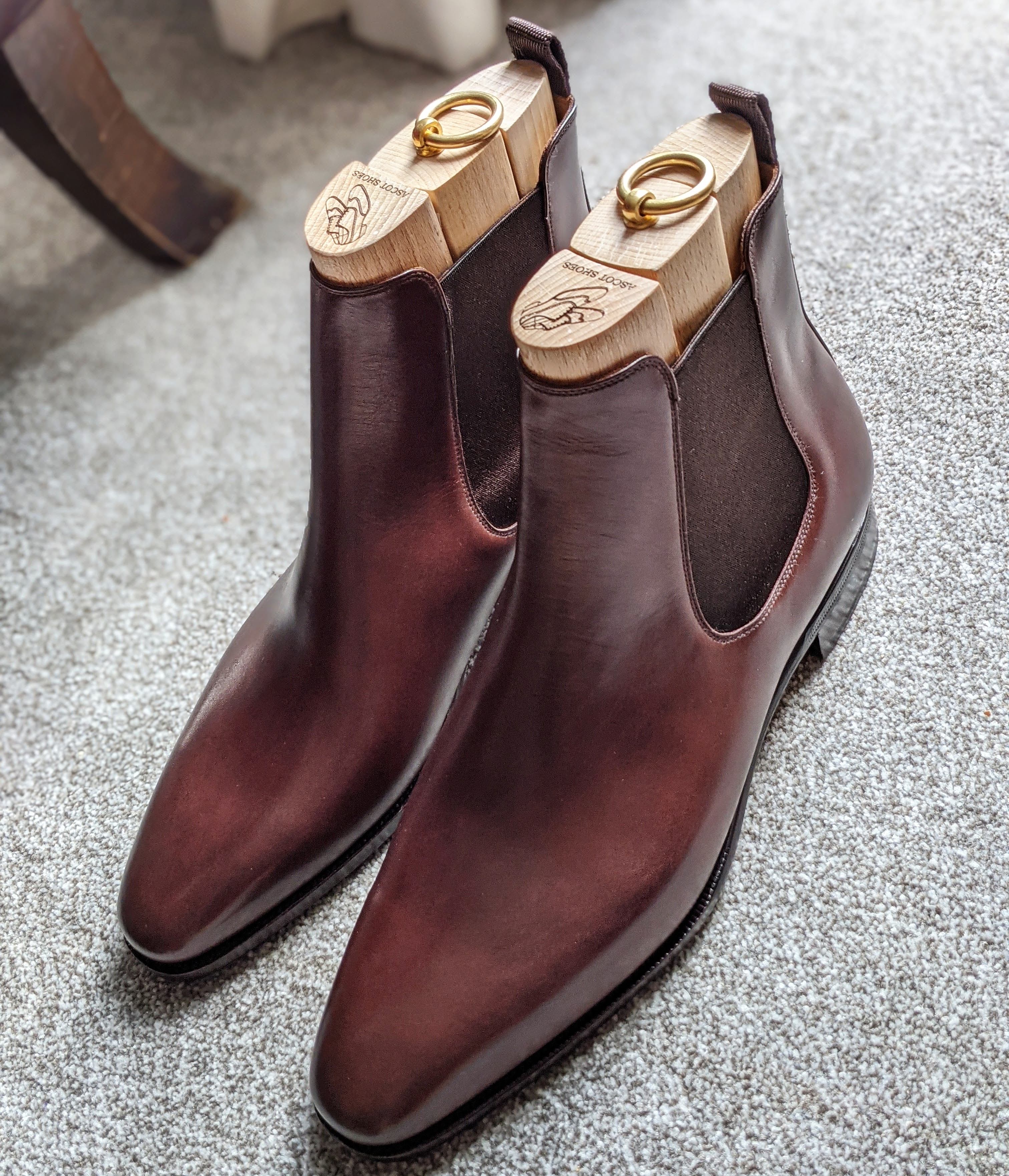 Ascot Chelsea Boots - Brown Calf - Ascot Shoes